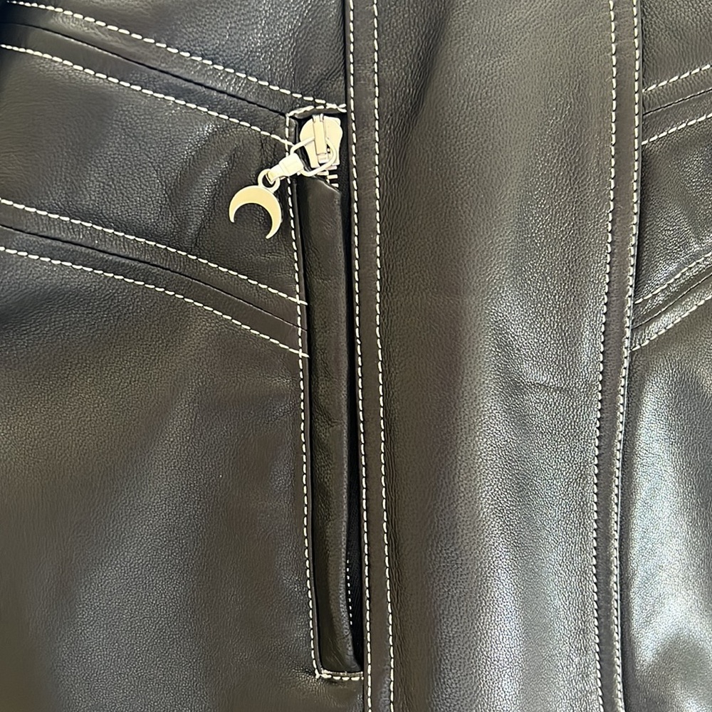 NWT RARE Marine Serre Leather Trench Coat - Picture 15 of 16